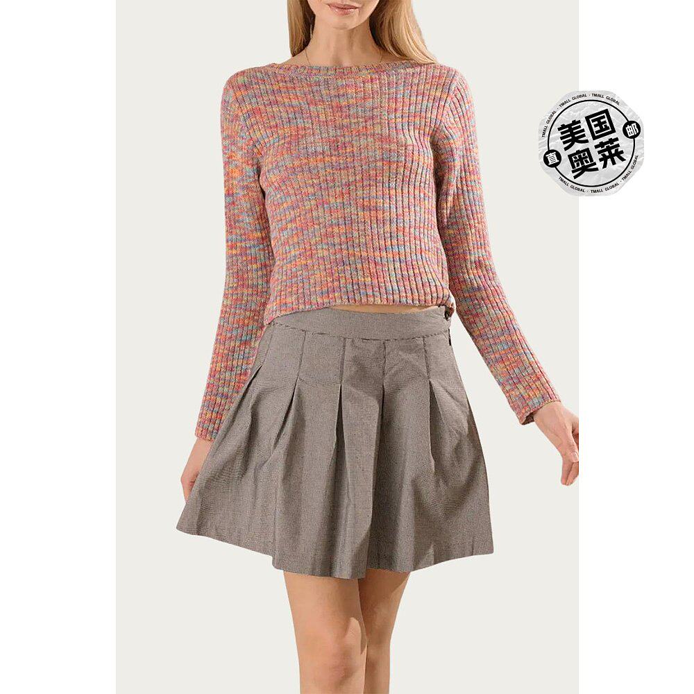 storiaOpen-Back Ribbed-Knit Sweater In Rainbow Multi - rainb使用感如何?