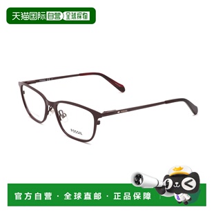 自营Fossil Red burgundy 美国 matte Women Opticals