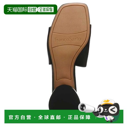 自营Franco Sarto Loran黑色皮革H6218L4002女款-黑色 美国奥莱直