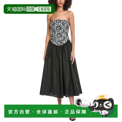 自营Toccin Melody Corset Midi Dress - black 美国奥莱直发