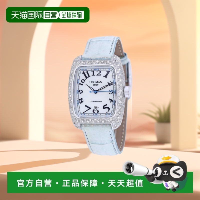 自营Locman女士经典白色表盘手表-白色【美国奥莱】直发