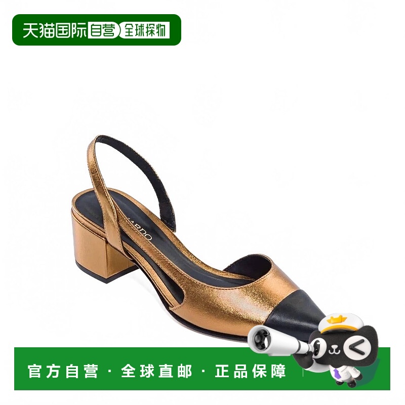 自营bernardo女式Monroe吊带凉鞋青铜仿古小腿/黑色专利-青铜仿古