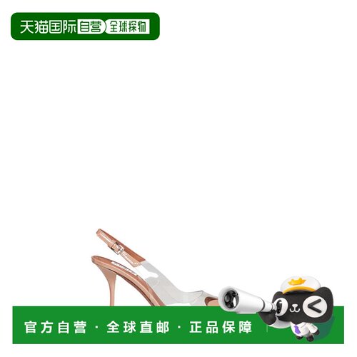 香港直邮Alaia 腮红色后带高跟鞋 Le C&oelig;ur凉鞋