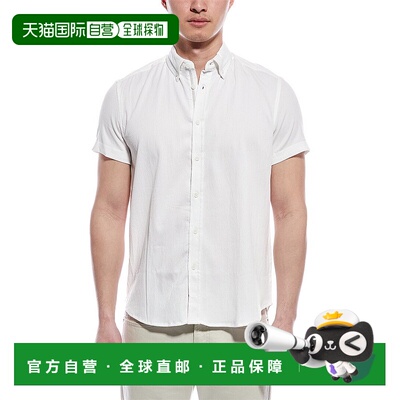 自营 report collection报告系列Seersucker衬衫-白色 美国奥莱直