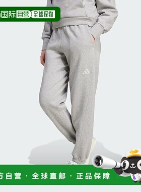 自营Women's adidas ALL SZN Fleece Loose Pants - medium grey