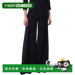 Waist Wide Leg 自营Carolina Pant High Pleated blac Herrera