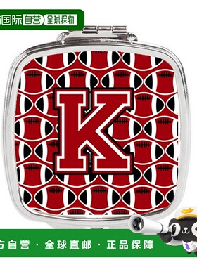 自营 Carolines Treasures CJ1073-KSCM 字母 K 足球红,正品