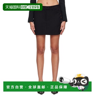 黑色镂空短裙 1h可退 女士 Courreges 222CJU042PA0 香港直邮潮奢