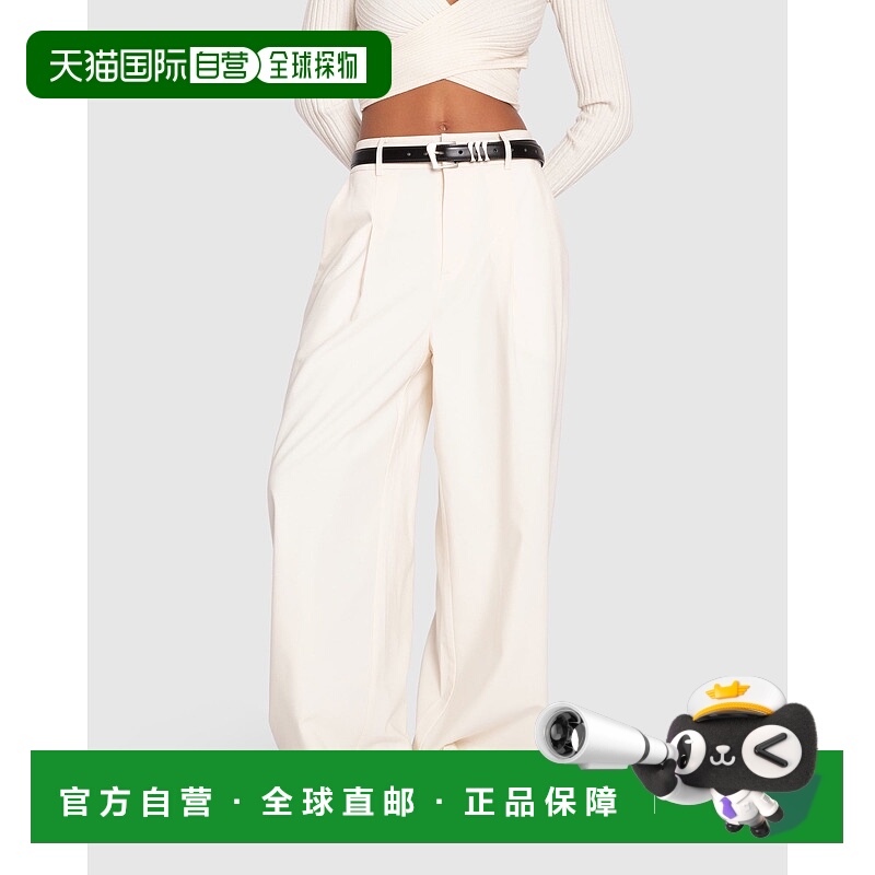 自营 belle & bloom为你的爱准备羊毛阔腿长裤-奶油 美国奥莱直发