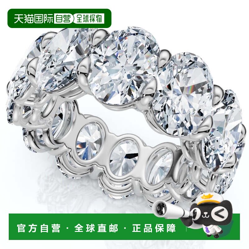 自营pompeii312 克拉椭圆形钻石永恒戒指 14k 金或铂金结婚戒指