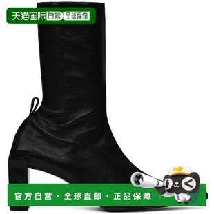 Sander 吉尔 桑达 1h可退 黑色尖头踝靴 Jil 女士 香港直邮潮奢