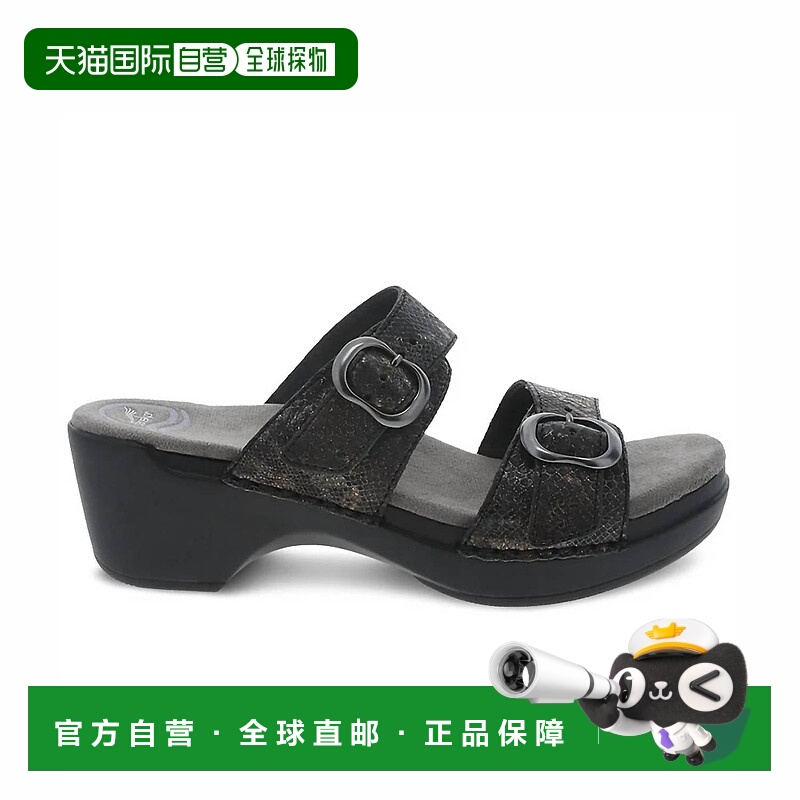 自营danskoWomen's Sophie Sandal In Metallic Python - metalli