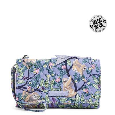 Vera Bradley 棉质 RFID 智能手机腕带 - 悬挂式紫色 【美国奥莱