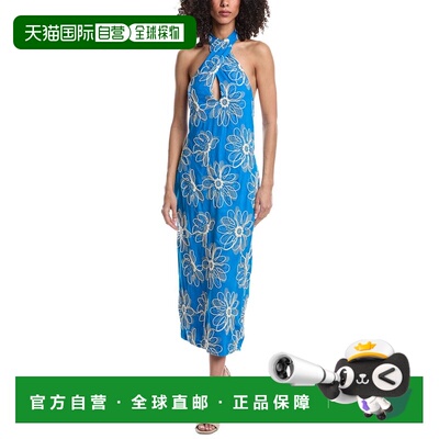 自营Ramy Brook Aiden Midi Dress - Blue 连衣裙美国直发奥莱