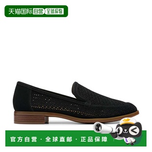 自营Clarks Trish Cove in Black Suede - black suede 美国奥莱