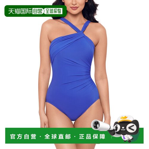 自营Miraclesuit Rock Solid Europa One-Piece - blue 美国奥莱