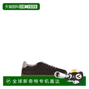 運(yùn)動(dòng)鞋 直 Cucinelli 自營(yíng) Suede男式 美國(guó)奧萊 Brunello 黑色