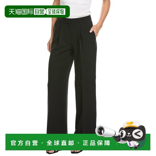 自营Hugo Boss Tiwi2裤子-黑色 美国奥莱直发阔腿裤西装裤女裤