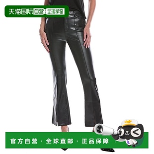 美国奥莱直发休闲裤 自营 黑色 was约翰尼是狭缝喇叭裤 johnny