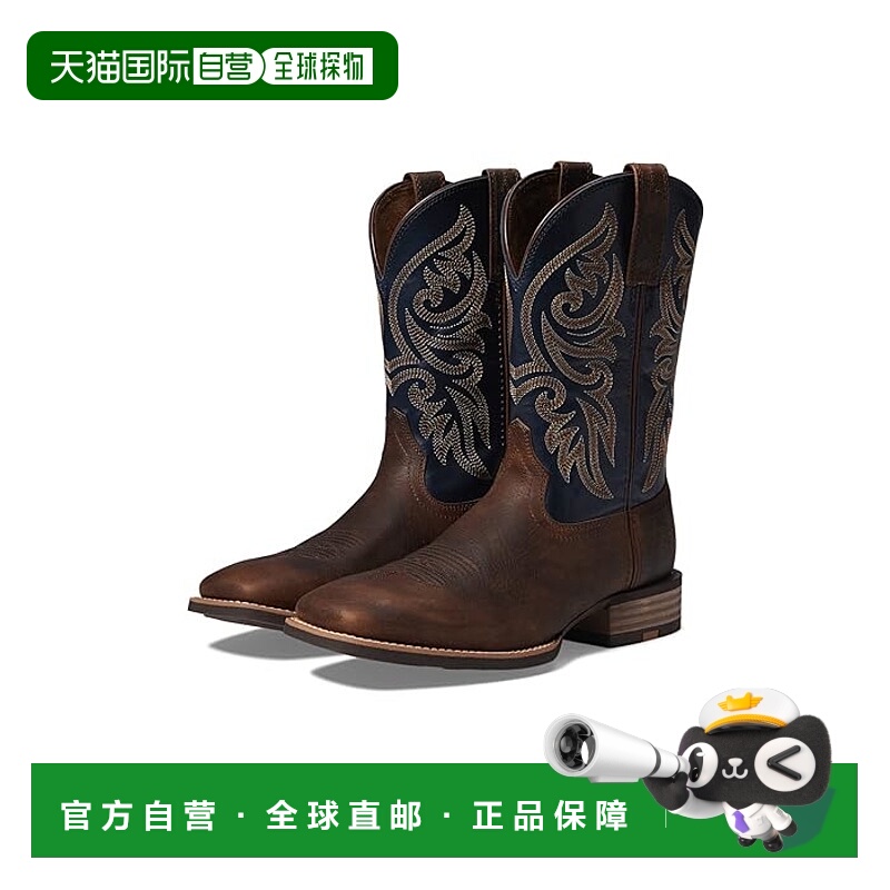 1h可退 香港直邮潮奢 ariat 男士 Slingshot 西部风格靴子