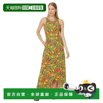 自营Toad&Co Sunkissed Midi Dress Multi Fruit Print Asymmetri