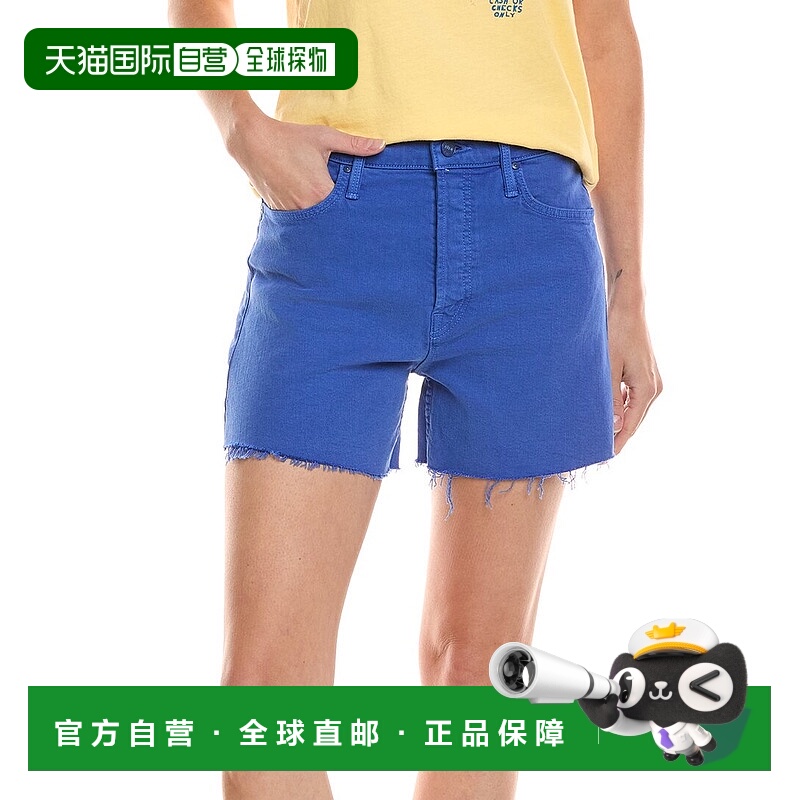 自营MOTHER The Skipper Denim Short - blue 美国奥莱直发