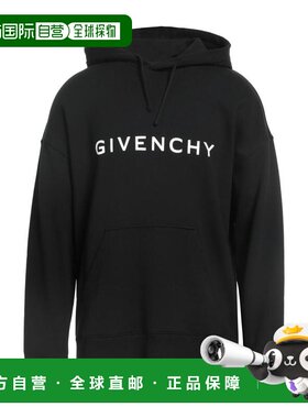 1h可退 【美国直邮】GIVENCHY 休闲连帽卫衣 男装 10547311FF 纯