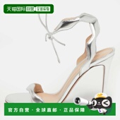 Rossi Sandals Silver Wavy 自营Gianvito Tie Leather Ankle