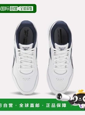 自营 reebok锐步Walk Ultra 7 Dmx Max中性鞋-哈哈白色/学院海军/