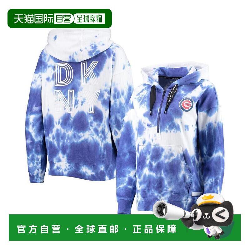 1h可退 【美国直邮】DKNY 女款白色与皇家蓝芝加哥小熊队Dakota扎
