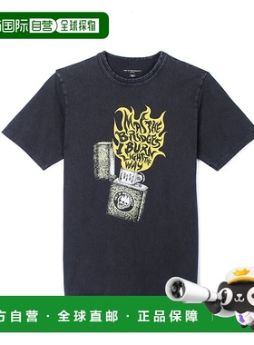 自营 cult of individuality短袖圆领T恤“照亮天空”-灰色 美国