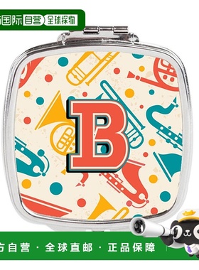 自营 Carolines Treasures CJ2001-BSCM 字母 B 复古青色橙正品