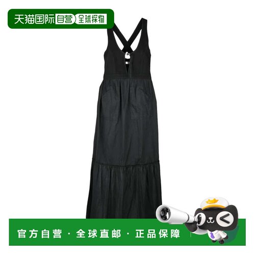 自营pinkoLong Garzato Dress - Black - black 美国奥莱直发