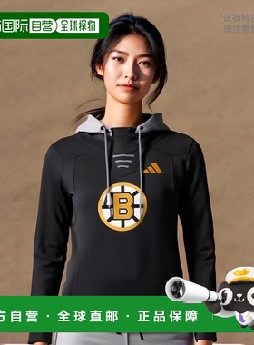 1h可退 【美国直邮】adidas 女士黑色波士顿棕熊队 Refresh Skate