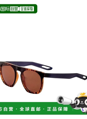 自营Nike Unisex 52 mm Brown Sunglasses - tortoise 美国奥莱直