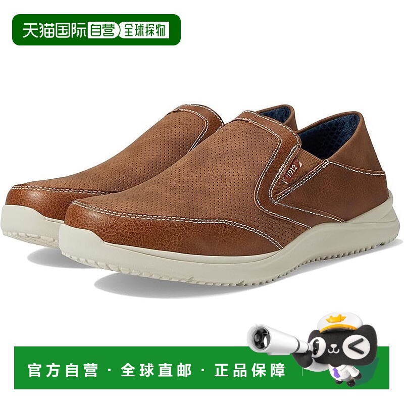 自营Nunn Bush Conway LoaferBrown Memory Foam Slip On Moccasi