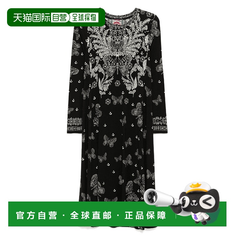 自营 Johnny Was Women's The Janie 喜欢的 A 字裙，Farfalla Jo