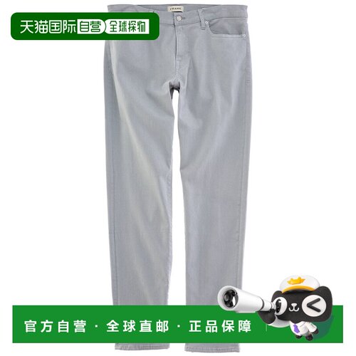 自营frame denim卡其色男士修身牛仔裤-灰色 美国奥莱直发
