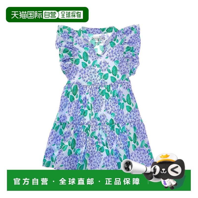 自营 duffield lane达菲尔德巷卡塔琳娜连衣裙-蓝色 美国奥莱直发
