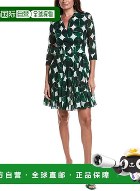 自营Samantha Sung Aster Midi连衣裙-白色 美国奥莱直发