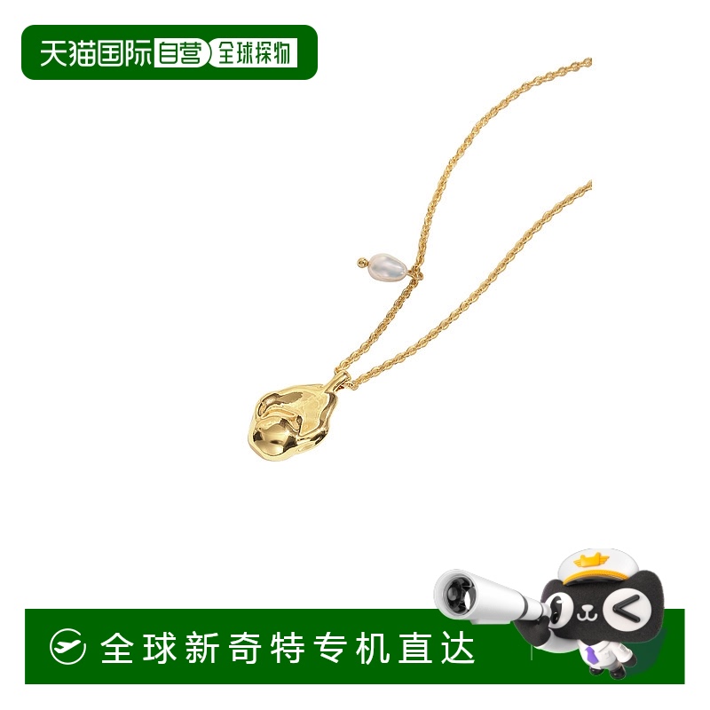 自营classicharms金色巴洛克吊坠和珍珠项链 - 金色 【美国奥莱】