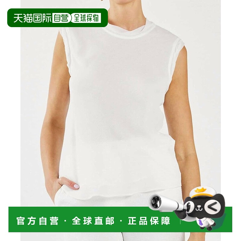 自营current airGabrielle Layered Tank In White - white 美国