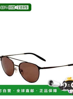 自营Michael Kors男士54毫米棕色太阳镜-哑光外壳 美国奥莱直发