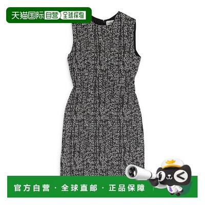自营lanvinBLACK/MULTICOLOR MIDI FORMAL DRESS - multi 美国奥