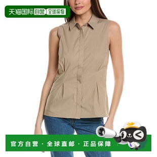 beige 自营frame Shirt Pleated 美国奥莱直发 denimFRAME