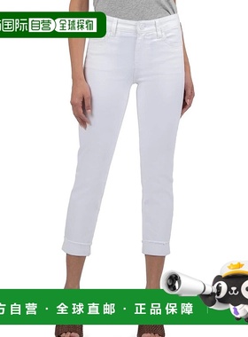 自营KUT from the Kloth Amy Jeans Women's White Denim Straigh