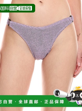 自营 bond-eye swim邦德眼游泳戒指场景短比基尼底部-紫色 美国奥