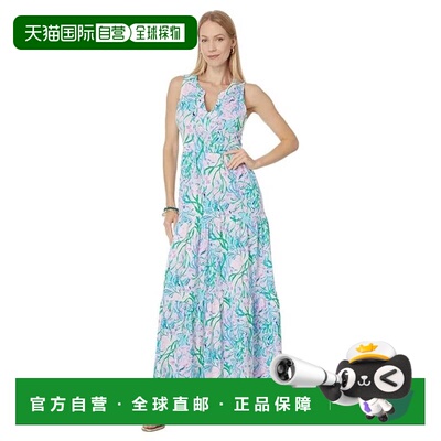 自营Lilly Pulitzer Sydnee Maxi Dress Womens  Multi Tropical