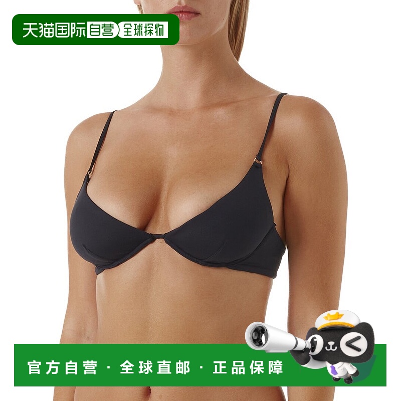 自营 Melissa Odabash Key Largo比基尼上衣-黑色 美国奥莱直发