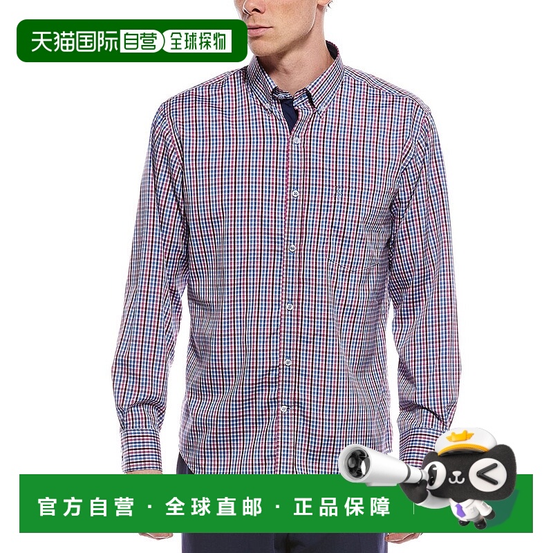 自营tailorbyrdTailorBryd Multi Check Printed Performance Shi